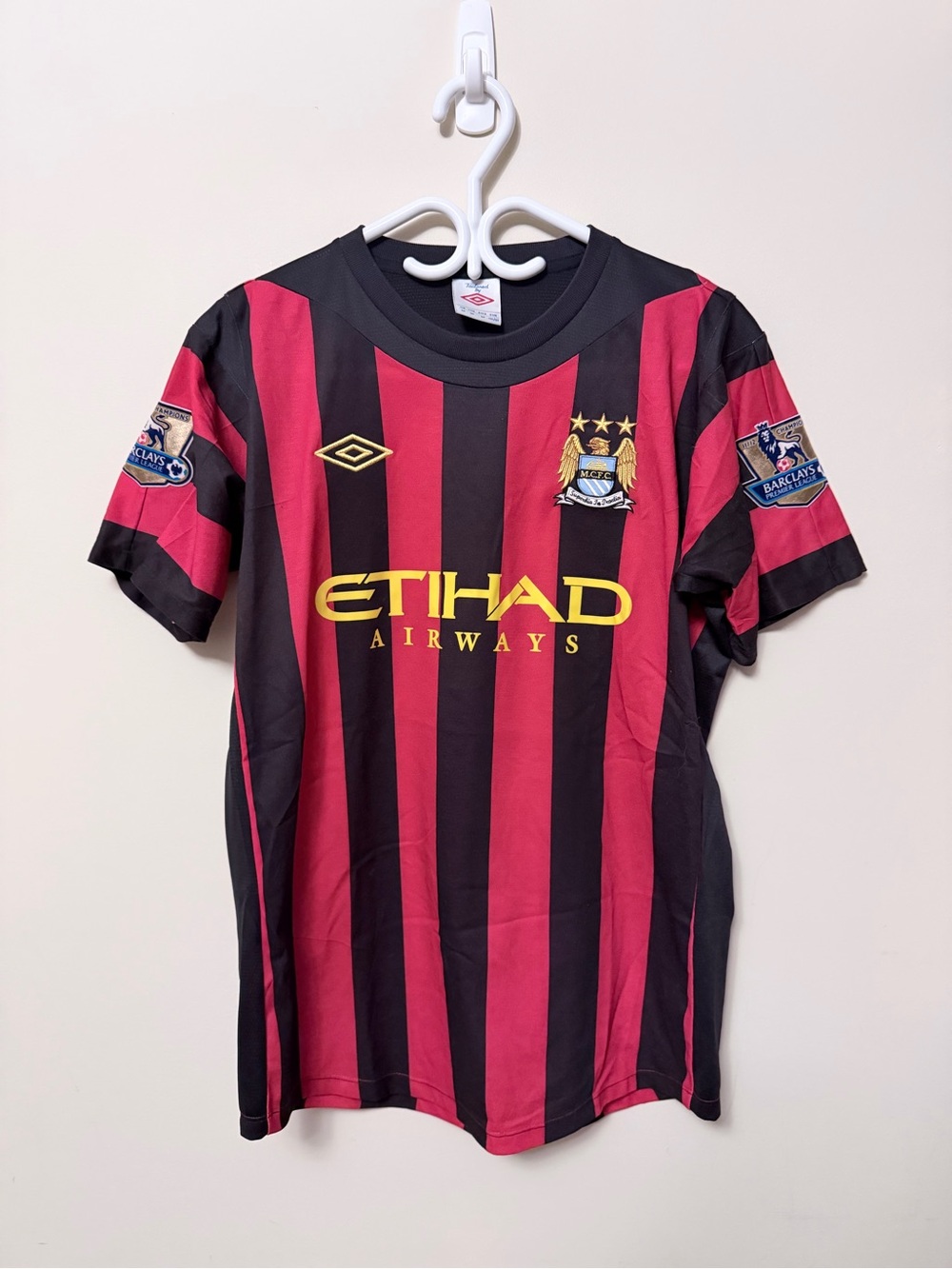 2011-12 Mario Balotelli Umbro Manchester City Jersey